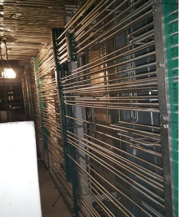 Steel structure, piping